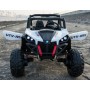 Детский электромобиль GRIZZLY XM 603: 4x4, EVA, 1x12V 10A, USB. Эко-кожа - БЕЛЫЙ (M 3602 EBLR-1)