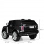 Детский электромобиль джип Land Rover M 4175 EBLR-2: 4x35W, 2.4G, EVA, 7 км/ч, кожа, - ЧЕРНЫЙ
