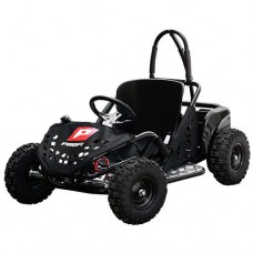 Электрический картинг M 3165 B-2: 1000W, 35 км/ч, до 90 кг, 48V/20Ah - ЧЕРНЫЙ