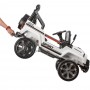 Детский электромобиль Jeep M 3237 EBLR-1: 12V 14A, 4x4, 8 км/ч, EVA, Кожа, 2.4G - БЕЛЫЙ