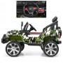 Детский электромобиль Jeep M 3237 EBLR-18: 12V 14A, 4x4, 8 км/ч, EVA, Кожа, 2.4G - ХАКИ