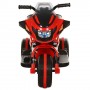 Детский мотоцикл  M 3928 L-3: 35W, кожаное сиденье - КРАСНЫЙ