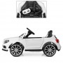 Детский электромобиль Mercedes-Benz M 3995 EBLR-1: 2.4G. EVA-колеса, кожа - БЕЛЫЙ