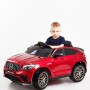 Детский электромобиль Mercedes GLC63S COUPE (QS568): 7 км/ч, 4x4, 140W, EVA, кожа -  БОРДО АВТОПОКРАСКА