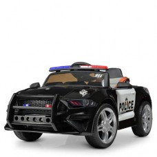 Детский электромобиль Ford Police M 3632 EBLR-2-1: 5 км/ч, 2.4G, EVA, кожа - ЧЕРНЫЙ