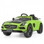 Детский электромобиль Mercedes-Benz M 2760 EBLR-5-2: 2.4G. EVA-колеса, кожа - ЗЕЛЕНЫЙ КАРБОН