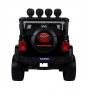 Детский электромобиль Jeep M 3237 EBLR-2: 4x4, 7 км/ч, EVA, Кожа, 2.4G - ЧЕРНЫЙ