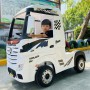 Детский электромобиль грузовик Mercedes M 4208 EBLR-1: 12V 10A, 7 км/ч, EVA, Кожа, 2.4G - БЕЛЫЙ