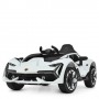 Детский электромобиль Ferrari M 4115 EBLR-1: 2x12V, MP3, EVA, 5 км/ч, кожа- БЕЛЫЙ