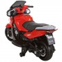 Детский мотоцикл BMW М 3282 EL-3: EVA, кожа, 7 км/ч, 90W - КРАСНЫЙ