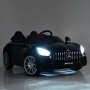 Детский электромобиль Mercedes M 4158 EBLR-2: 6 км/ч, кожа, EVA, 2.4G - ЧЕРНЫЙ