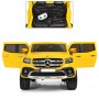 Детский электромобиль M 3996 EBLRS-6 (Mercedes): 140W, 8 км/ч, EVA, кожа - ЖЕЛТЫЙ (ПОКРАСКА)