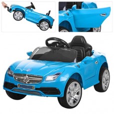 Детский электромобиль MERCEDES  M 3177 EBR-4: 2.4G. EVA-колеса, 50W - СИНИЙ