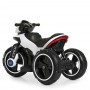 Детский мотоцикл Bambi M 4228 EBL-1: 6V 7A, 2х18W, 4 км/ч - БЕЛЫЙ