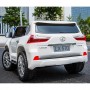 Детский электромобиль Lexus M 3906(MP4) EBLR-1: 140W, EVA, 2.4G, 7 км/ч - БЕЛЫЙ