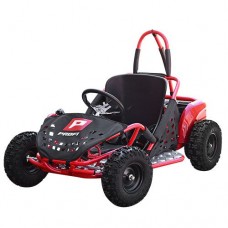 Электрический картинг M 3165 B-3: 1000W, 35 км/ч, до 90 кг, 48V/20Ah - КРАСНЫЙ