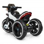 Детский мотоцикл M 3927-1: 50W, USB/MP3, подсветка колес - БЕЛЫЙ