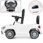 Детский электромобиль Mercedes M 4065 EBLR-1(2): 2.4G, 30W, 3,5 км/ч, EVA-колеса, кожа - БЕЛЫЙ