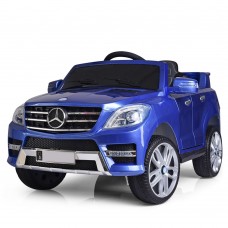 Детский электромобиль M 3568 EBLRS-4 (Mercedes ML 350): 70W, 6 км/ч, EVA, кожа - BLUE PAINT