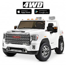 Детский электромобиль M 4294 EBLR-1: 140W, 12V 14А, EVA, 2.4G, кожа - БЕЛЫЙ