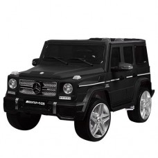 Детский электромобиль M 3567 EBLRM-2(4WD) (Mercedes G65 VIP): 90W, 8 км/ч, EVA, кожа - BLACK MAT
