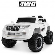 Детский электромобиль TOYOTA M 4270 EBLR-1: 2.4G, 140W, 12V 10A, EVA, кожа - БЕЛЫЙ