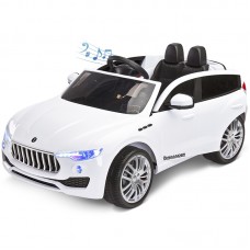 Детский электромобиль Maserati Commander: 7 км/ч, 70W, 12V7AH - БЕЛЫЙ (6837865330)