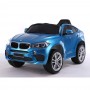 Детский электромобиль JJ 2199 EBLRS-4: 2,4G, 2x6V 7A, 70W, EVA, кожа - СИНИЙ