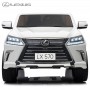 Детский электромобиль Lexus M 3906(MP4) EBLR-1: 140W, EVA, 2.4G, 7 км/ч - БЕЛЫЙ