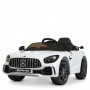 Детский электромобиль джип M 4182 EBLR-1: 2x45W, 2.4G, EVA, 7 км/ч, кожа- БЕЛЫЙ
