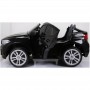 Детский двухместный электромобиль BMW X6M JJ 2168-2: 7 км/ч, 2.4G. EVA-колеса, Кожа - ЧЕРНЫЙ