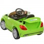 Детский электромобиль M 3270 EBLR-5: 2.4G, EVA, 7 км/ч, кожа - ЗЕЛЕНЫЙ