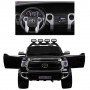 Детский электромобиль TOYOTA Tundra JJ2255 EBLR-2:  12 км/ч, 24V/7A,  EVA-колеса, кожа - ЧЕРНЫЙ