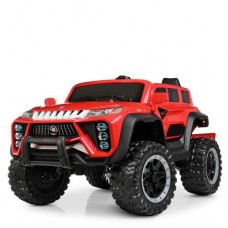 Детский электромобиль M 4138 EBLR-3 Джип: 4х45W, EVA, 2.4G, 7 км/ч - КРАСНЫЙ