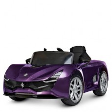 Детский электромобиль M 4203 EBLRS-9: 12V 7A, 70W, 2.4G, EVA, кожа - ФИОЛЕТОВЫЙ