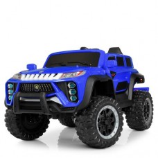 Детский электромобиль M 4138 EBLR-4 Джип: 4х45W, EVA, 2.4G, 7 км/ч - СИНИЙ