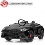 Детский электромобиль Lamborghini M 3903 EBLR-2: 2.4G, EVA, 90W, кожа - ЧЕРНЫЙ