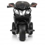 Детский мотоцикл M 3912 EL-2: 50W, USB/M0P3, кожаное сиденье - ЧЕРНЫЙ