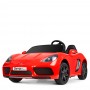 Детский легковой электромобиль Porsche Cayman M 4055 ALS-3: 15 км/ч, EVA, USB - КРАСНЫЙ ЛАК