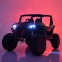 Детский электромобиль GRIZZLY XM 603: 4x4, EVA, 1x12V 10A, USB. Эко-кожа - КРАСНЫЙ ПОКРАСКА (M 3602 EBLRS-3-2)
