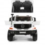 Детский двухместный электромобиль M 3990 EBLR-1 (Mercedes): 90W, 7 км/ч, EVA, кожа - БЕЛЫЙ