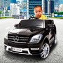 Детский электромобиль M 3568 EBLRS-2 (Mercedes ML 350): 70W, 6 км/ч, EVA, кожа - BLACK PAINT