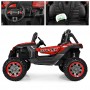 Детский электромобиль GRIZZLY XM 603: 2x75W, EVA, 2x12V 7A, USB. Эко-кожа - КРАСНЫЙ ПОКРАСКА (M 3602 EBLRS-3-2 24V)