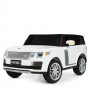 Детский электромобиль Land Rover M 4197 EBLR-1: 2,4G, 4x25W, 12V10AH, EVA, кожа - БЕЛЫЙ