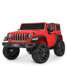 Детский электромобиль джип M 4264 EBLR-3: 4x40W, кожа, EVA, 2.4G - КРАСНЫЙ