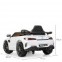 Детский электромобиль джип M 4182 EBLR-1: 2x45W, 2.4G, EVA, 7 км/ч, кожа- БЕЛЫЙ