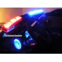 Детский электромобиль POLICE M 3259 EBLR-4: 2.4G, 90W, EVA, кожа - СИНИЙ