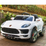 Детский электромобиль MACAN 1518: 2.4G. EVA-колеса, кожа, 50W - БЕЛЫЙ