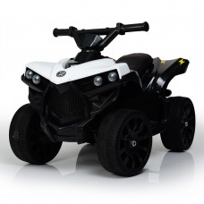Детский квадроцикл M 3638 EL-1: EVA, кожа, 5 км/ч, свет фар - БЕЛЫЙ