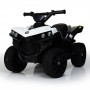 Детский квадроцикл M 3638 EL-1: EVA, кожа, 5 км/ч, свет фар - БЕЛЫЙ